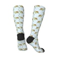 thumbnail image 4 of Balery Cartoon Sea Turtle Printed Novelty Socks Men's Women's Crew Socks Sports Socks Knee High Socks Cotton Socks Quirky and Cool Socks, 4 of 9