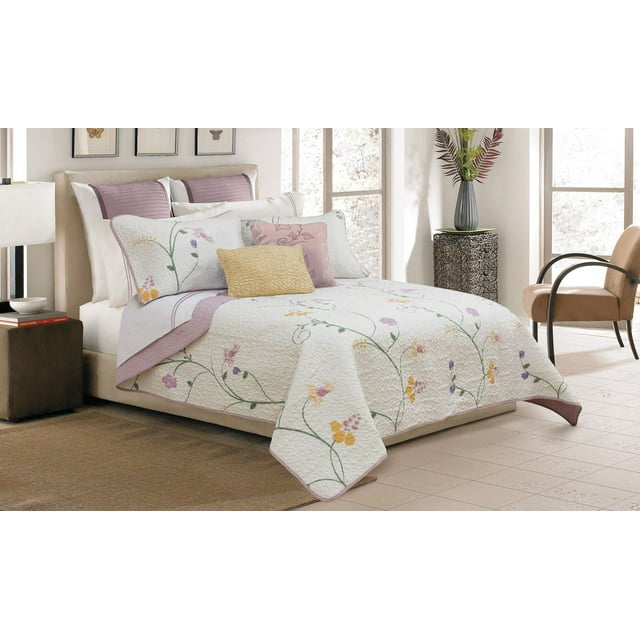 Safdie & Co. Home Deluxe Collection Multi Color 100% Polyester Quilt Set