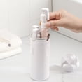 thumbnail image 3 of Botella Dispensadora De Viaje 4 En 1, 4 Botellas De Sellado De Silicona A Prueba De Fugas De 30 Ml Con Bomba De Prensa Para Champú Acondicionador Gel De Baño, Kit De Aseo, 3 of 7
