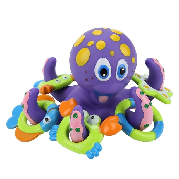 Tebru Octopus Bath Toys, Baby's Bath Toys Octopus Toys Shrimp Fish Crab