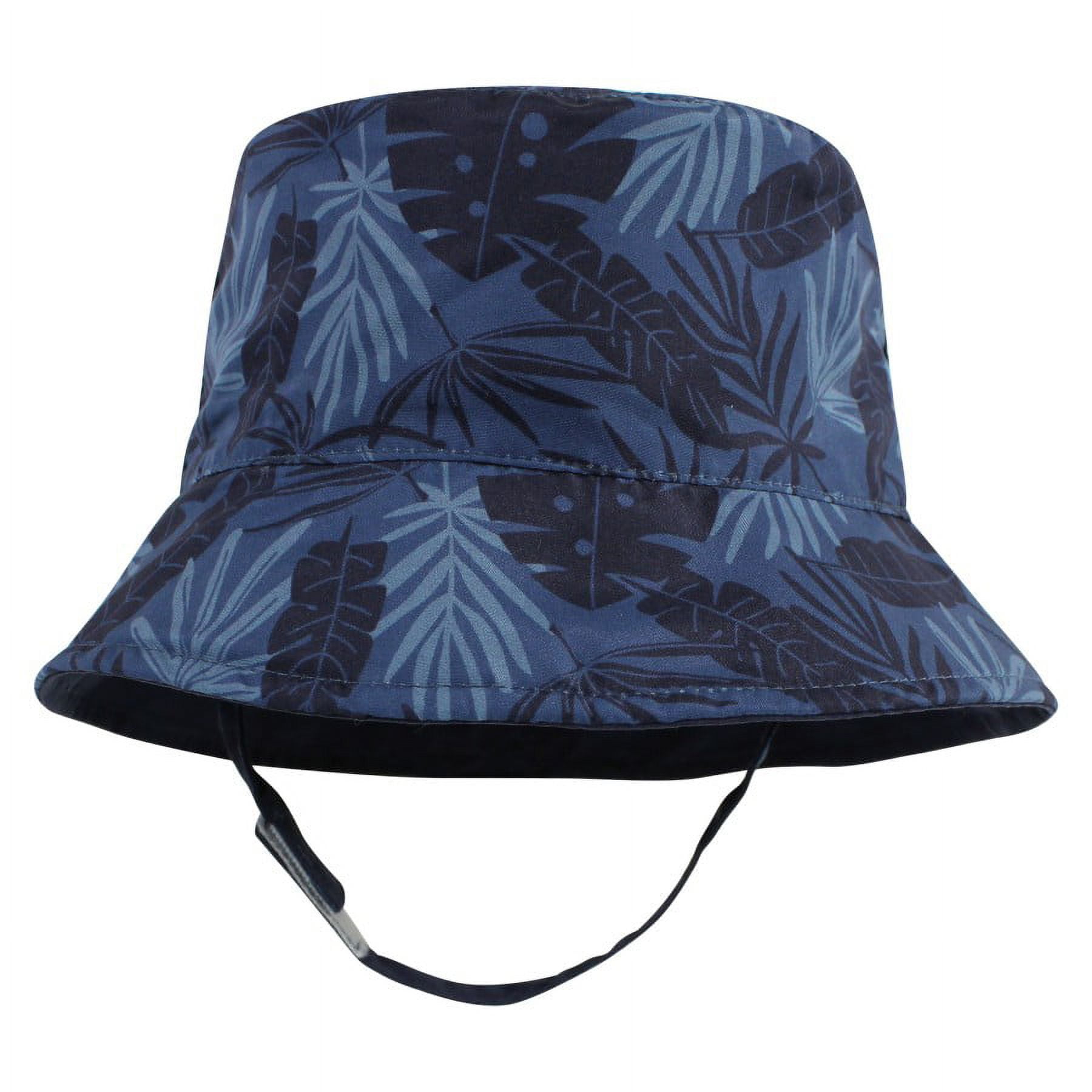 Hudson Baby Infant Boy Sun Protection Hat, Tropical Safari