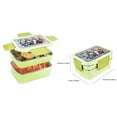 thumbnail image 2 of Roffatide Anime Demon Slayer All-in-One Bento Boxes Agatsuma Kamado Tanjirou Nezuko Zenitsu Hashibira Inosuke Lunch Box Containers for Food Fruit Snack, 2 of 3