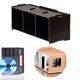 thumbnail image 3 of Estante de madera para , mesa, colecciones de , soporte para archivos, soporte de almacenamiento de , organizador DIY, estuches de , estante , negro BLESIY Estante de CD, 3 of 8