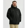 thumbnail image 5 of GEMYSE Men's Winter Mountain Waterproof Ski Snow Jacket Windproof Rain Coat(Black, L), 5 of 5