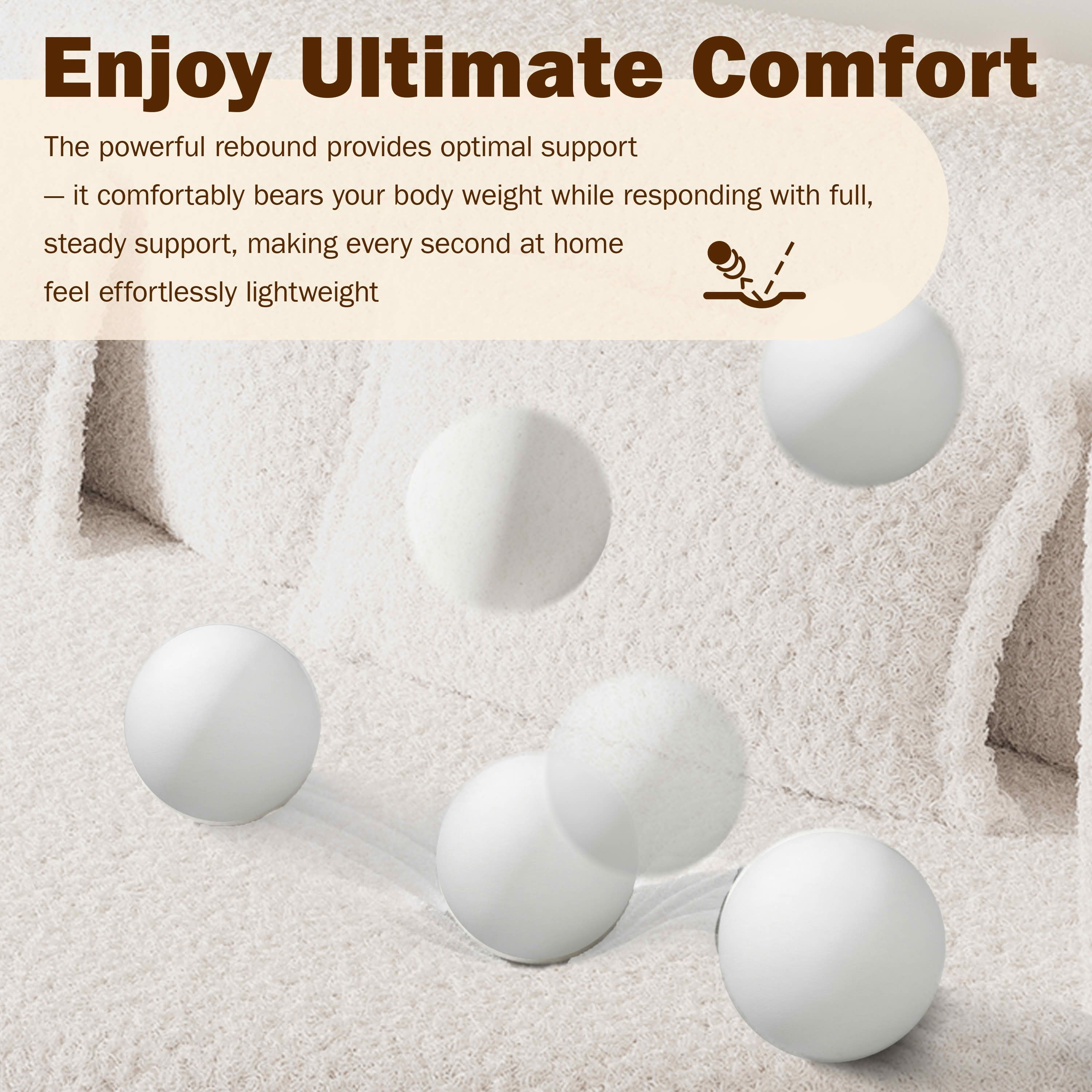 MAYEERTY Twin Sherpa Fleece Foldable Foam Floor Sofa Bed, Zero Assembly Vacuum Compressed Sleeper with 2 Pillows