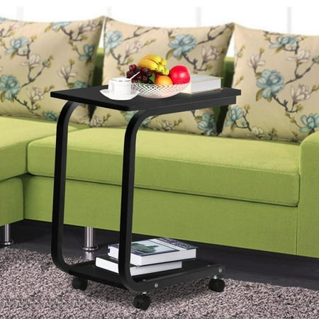 Ktaxon Rolling Removable Coffee Table Tea End Side Snack Sofa Laptop Tablet Desk Under Couch Tray Overbed Ktaxon Rolling Removable Coffee Table Tea End Side Snack Sofa Laptop Tablet Desk Under Couch Tray Overbed