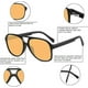 thumbnail image 5 of Gafas de sol clásicas de aviador vintage para mujer y hombre, montura grande, estilo retro de los años 70., 5 of 5