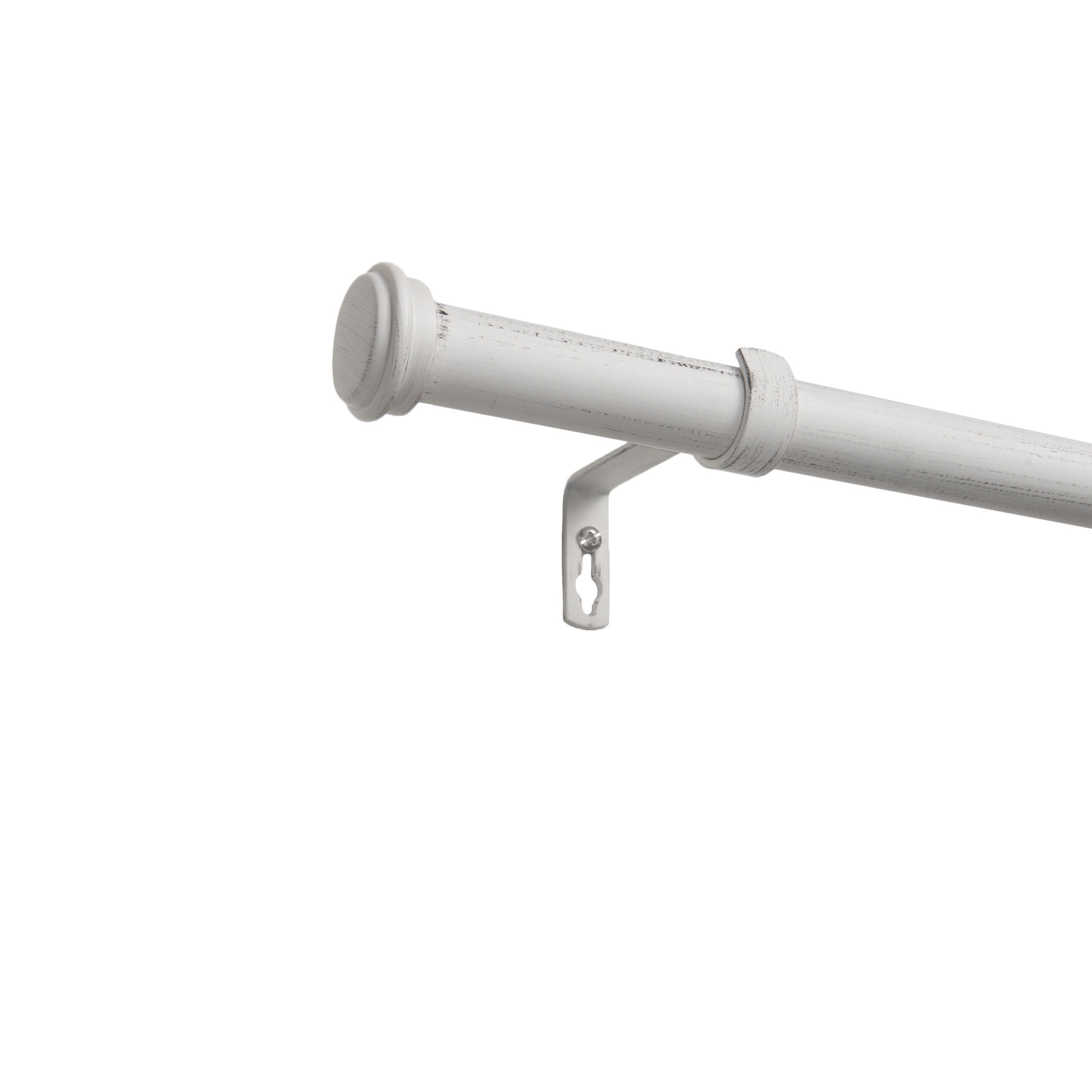 Photo 1 of Exclusive Home Curtains 1 Topper Outdoor Curtain Rod and Finial Set ,matesilver                             similar to photo