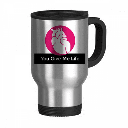 

Mother River Life Art Deco Fashion Travel Mug Flip Lid Stainless Steel Cup Car Tumbler Thermos