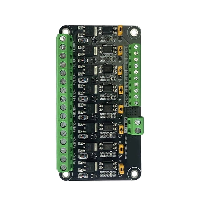 Microcontrolador MOSFET de 8 Canales, PLC, Amplificador, Tubo de Efecto de Campo, Optoacoplador, Aislamiento, Interruptor de Control PWM A