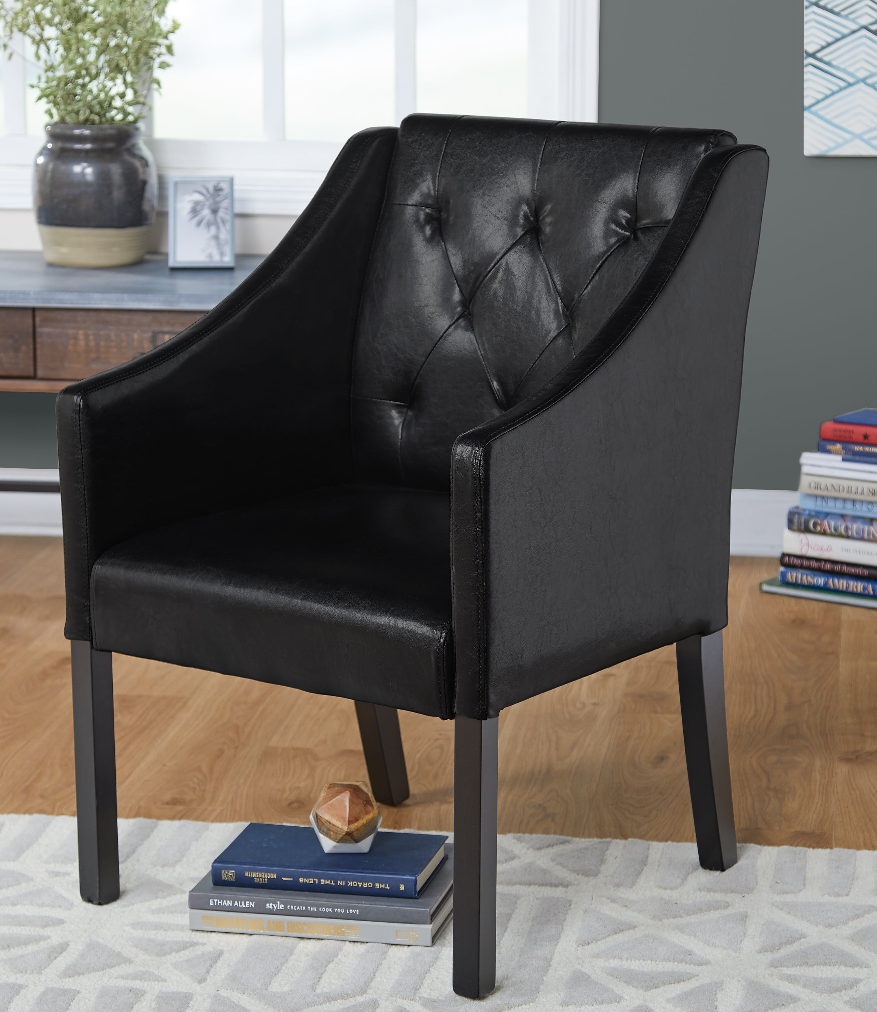Tufted Guest Chair, Multiple Colors - Walmart.com