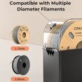 thumbnail image 4 of Creality 3D Creality Filament Drying Box 2.0 - 360° Hot Air Circulation, Adjustable Temp 45°C to 65°C, Real-Time Humidity Monitoring, Customizable Drying Time 0-24h, 110V US Plug, 4 of 6