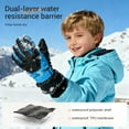 thumbnail image 3 of ThxToms Kids Winter Gloves Waterproof Snow Gloves for Kids Skiing Snowboarding, Cold Weather Gear for Boys and Girls, 3 of 9