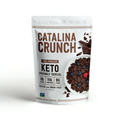 Catalina Crunch Dark Chocolate Keto Cereal, 9oz bags | Low Carb, Zero Sugar, Gluten & Grain Free, Fiber | Keto Snacks, Vegan Snacks, Protein Snacks | Keto Friendly Foods