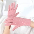 thumbnail image 2 of COMVALUE Gloves for Sleeping Women Summer Sunscreen UV Protection Thin Lightweight Overnight Glove (Pink, One Size), 2 of 4