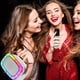 thumbnail image 4 of Mini altavoz Bluetooth para karaoke IQ Sound IQ-908K con micrófono, color blanco, 4 of 7
