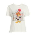 thumbnail image 5 of Warner Bros. Juniors' Halloween Daffy Duck Graphic Tee with Short Sleeves, Sizes XS-3X, 5 of 5