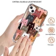 thumbnail image 2 of Colourful Cute Cat Case for iPhone 13 Mini,Aesthetic Art Design TPU Shock-proof Cover Case, 2 of 6