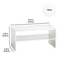 thumbnail image 4 of ClosetMaid Wide Horizontal Stackable Closet Organizer, White, 4 of 7