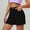 Blue, variant on LINGLANG Womens High Waist Jean Shorts Wide Straight Leg Microelastic Long Denim Mom Shorts Loose Fit Bermuda Denim Shorts Summer Washed Jean Pants