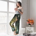 thumbnail image 5 of Daiia Largemouth Bass jumps out of water Pattern Women's Sleep Pant with Pockets and Drawstring,Pajama Pants-XX-Large, 5 of 6