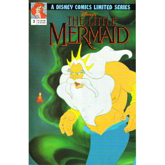 Little Mermaid Limited Series, The (Disney's ) #3A VF ; Disney Comic Book