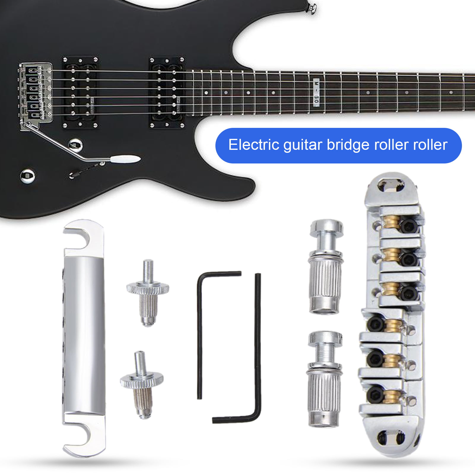Guitar Accessories Professional Guitar Roller Saddle Bridge for Electric Guitars