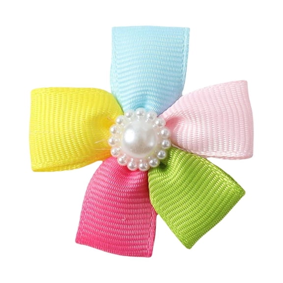 Rvaymup Decorative Hair Clip For Small Dog Vibrancy Flower Hair Pin for Pet Daily Use
