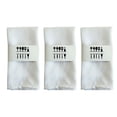 thumbnail image 2 of 6 servilletas de tela para , restaurantes, bodas, fiestas, mesas de comedor, decoración Blanco Sunnimix servilletas de cena, 2 of 4