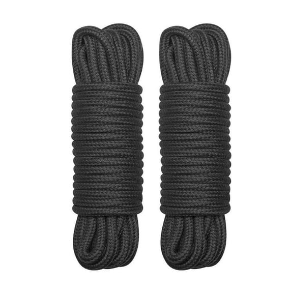 2 Pack Bookishbunny All Purpose Collection Craft Braided Cotton Rope 32 ft Each