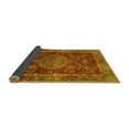 thumbnail image 2 of Ahgly Company Indoor Rectangle Abstract Yellow Modern Area Rugs, 5' x 7', 2 of 4