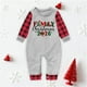 thumbnail image 1 of Pijamas familiares europeos con estampado navideño de moda, traje para padres e hijos, monos de poliéster para bebés., 1 of 3