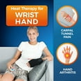 Hand Wrist Heated Brace Wrap, Auto Shut Off Heating Pads with 6 Setting
