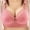 Pink, variant on GENGING Bras Women Woman's Printing Fall Tops Gathered Together Large Size Elegant Daily Bra Underwear No Rims