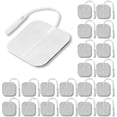 thumbnail image 1 of Unit Pads 2"X2" 20 Pcs, 3rd Gen Reusable Latex-Free Replacement Pads Electrode Pads with Upgraded Sticky Electrode Pads Gel and Non-Irritating Design, 1 of 5