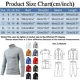thumbnail image 3 of Thermal Underwear for Men Fleece Lined Long Sleeve Pullover Shirt Cold Weather Base Layer Crew Neck Tops, 3 of 5