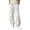 Beige, variant on Elastic Waist Jogger Pants for Women Loose Summer Trousers Cuffed Ankle Pant with Pocket Casual Comfortable Breathable Trouser Weekend Lounging