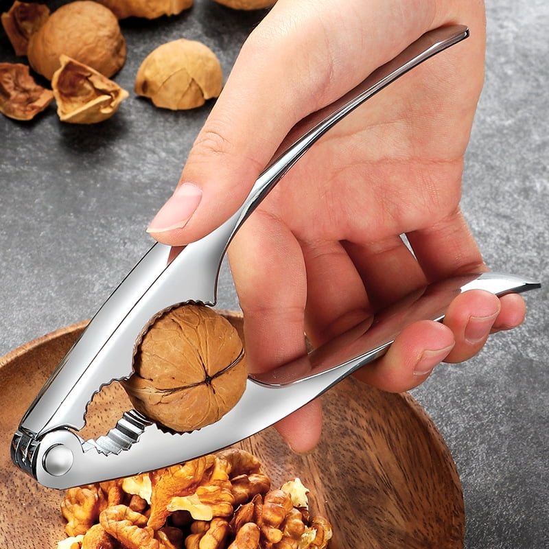 2 Pcs Nut Opener Nut Plier Pecan Nut Nutcrackers for Pistachios Almond  Opener Dried Fruit Opener Stainless Steel Bottle Opener Nutcrackers for  Home