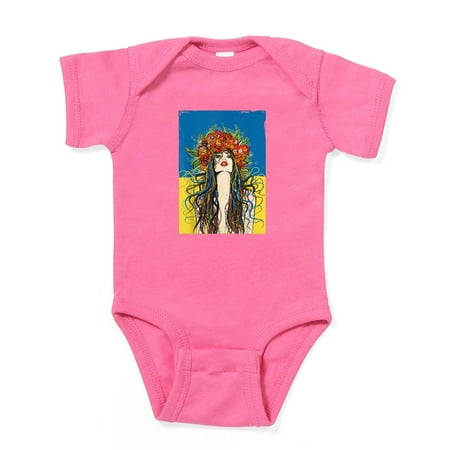 

CafePress - Ukraine Flag Fashionable Cool Ukrainian Body Suit - Cute Infant Bodysuit Baby Romper - Size Newborn - 24 Months