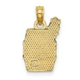 thumbnail image 4 of Diamond2Deal 14K Yellow Gold Wine Barrel with Grapes Pendant for Women (L- 0.47 in, W- 0.38 in), 4 of 4