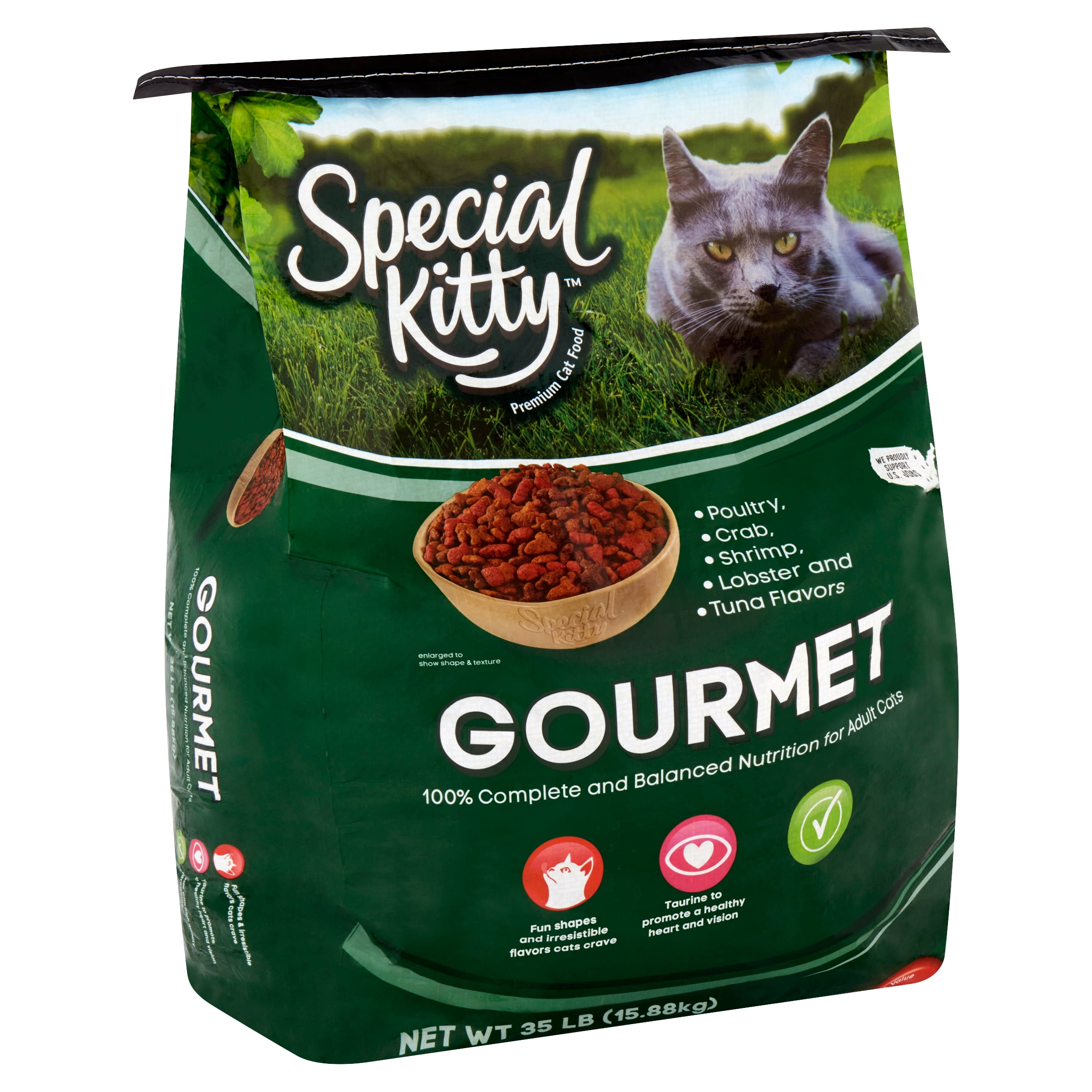 Special Kitty Gourmet Formula Dry Cat Food 35 lb Walmart