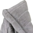 thumbnail image 5 of Chaqueta con capucha y abrigo de piel para mujer, cárdigan largo de talla grande, chaqueta de invierno, abrigo de piel sintética cálido para invierno (XL), 5 of 5