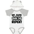 thumbnail image 3 of Inktastic Eat, Sleep, Muay Thai, Repeat Boys or Girls Baby Bodysuit, 3 of 5