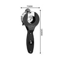 thumbnail image 3 of Ratcheting Tubing Cutter, 8-29mm Heavy Duty Adjustable Pipe Cutting Tool, Compact 2-in-1 Pipe Cutter for Copper, PVC, Soft Metals, Professional Tubing Cutter, 3 of 8