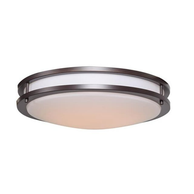 Access Lighting 20466LEDD-BRZ-ACR 18 in . Solero LED Bronze Flush Mount Ceiling Light