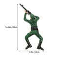 thumbnail image 2 of BEADCEST 2Pcs Action Figures Green Plastic Early Learning Aid for Boys Outdoor Activities, 2 of 8