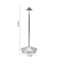 thumbnail image 3 of XMMSWDLA Table Lamps Rechargeable, Led Dinning Desk Lamp, Portable Metal Table Light With Stepless Dimming 3 Level Brightness For Home Restaurant Bar Cafe Patio, 3 of 8