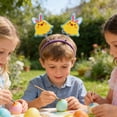 thumbnail image 4 of Easter Bunnies Ears Headband with Colorful Egg and Streamer Decorations, Cute Rabbit Hair Accessory for Spring Party Favors and Festive Celebrations, 4 of 6