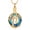 Gold-Blue, variant on Urn Necklaces for Ashes Tree of Life Memorial Ashes Lockets Circle of Life Cremation Jewelry Keepsake Pendant for Ashes for Women