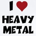 thumbnail image 2 of CafePress - I Love Heavy Metal Baby One Piece - Baby Light Bodysuit, Size Newborn - 24 Months, 2 of 4